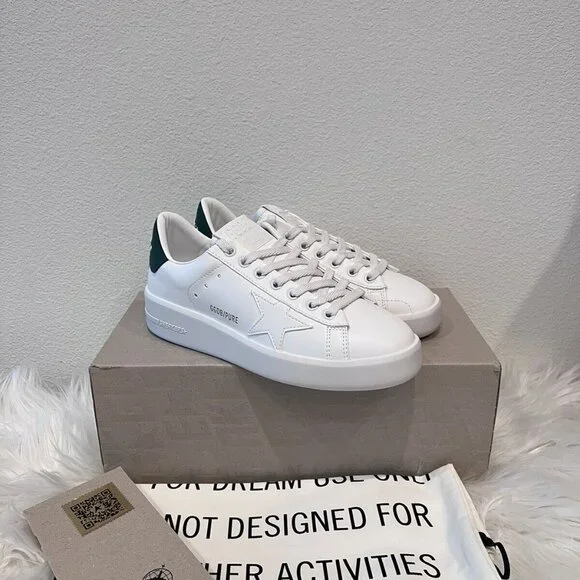 NIB Golden Goose ‘PURE STAR’ Sneaker Superstar Hi star Ball Stardan Women Sz 37 - Picture 3 of 9